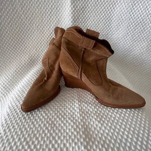 NOWT designer wedge ankle boots.
